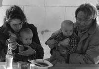 bei Klaus und Annes Richtfest